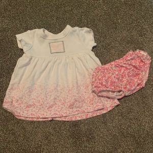 0-3 month Burts Bee’s dress Butterfly